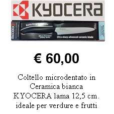 Coltello in ceramica Kyocera FK 140WH knife  