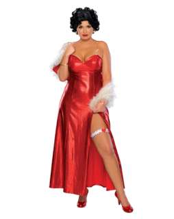 Betty Boop Long Dress Costume  Plus Size TV and Movie Womens 