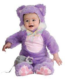 Cuddly Little Kitty Baby Costume  Purple Cat Baby Costume