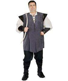 Robin Hood Plus Size Adult Costume  Mens Renaissance Costume