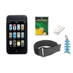  Ipod Touch 2nd Generation & 3rd Generation Black Silicone Skin Case 