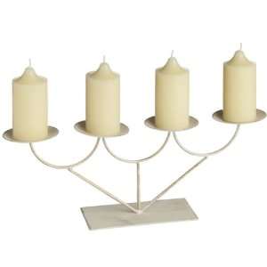  FOUR WAY METAL CANDLE HOLDER