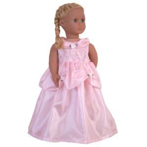  Pink Princess Doll Dress Toys & Games