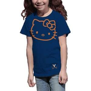   Cavaliers Hello Kitty Inverse Girls Crew Tee Shirt