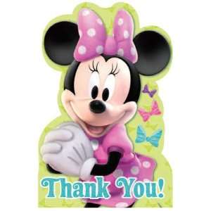  Disney Minnie Mouse Bows Thank You Postcards 8 Pack 