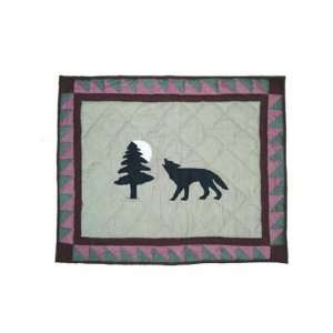Patch Magic 27 Inch by 21 Inch Wolf Trail Pillow Sham  