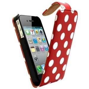    Duo Pack   Apple iPhone 4 & iPhone 4S   Red & White Polka Dots 