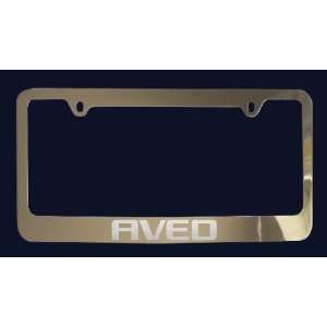  Chevrolet Aveo License Plate Frame (Zinc Metal) 