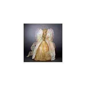   and Gold Lighted Fiber Optic Angel Christmas Tree T