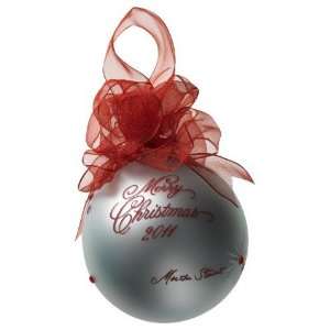 Martha Stewart Light Blue & Red Ball Special Edition Christmas 