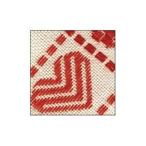  Love Afghan   Antique White/Red Arts, Crafts & Sewing