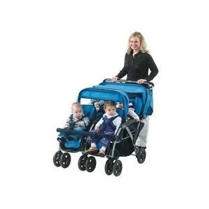  4 Passenger Commercial Stroller with Canopies Baby