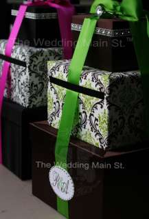   monogram sold separately size 3 tier card box approximately 16 tall