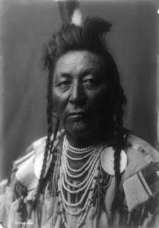 1908 Indian Chief Native American Photo Plenty Coups  