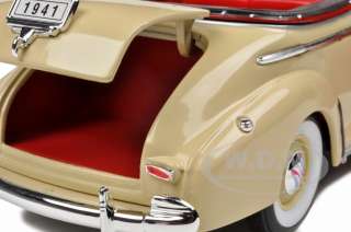   model car of 1941 chevrolet special deluxe convertible cream die