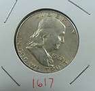 1962 D FRANKLIN HALF DOLLAR US COIN CIRCULATED  