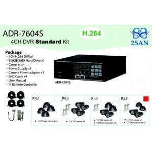   4CH DVR + 2 Dome, 2 IR Camera Surveillance Kit # 5