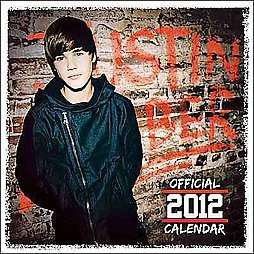 Justin Bieber 2012 Calendar by Brown Trout Publishers 2011, Calendar 