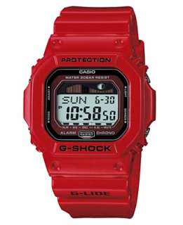 Shock Watch, Mens Red Resin Strap GLX5600 4   Mens Watches 