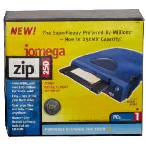  Iomega   Disk drive   ZIP ( 250 MB )   Parallel   external 