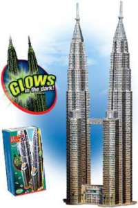 Petronas Towers 3D Puzzle Puzz3D, Instructions Only  
