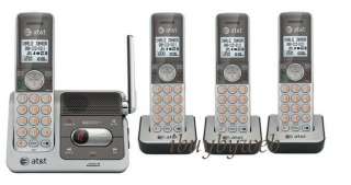 AT&T CL82401 4 Cordless Phones Talking Caller ID Answer  