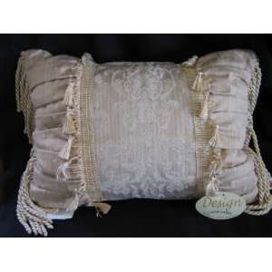   Cassa Designer Decorative Pillow 16.5 x 12 w Tassels