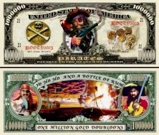 OUR PIRATE DOLLAR BILL (500 EA)  