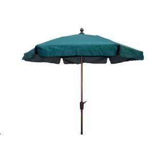   7GCRC TEAL 7.5 Foot Garden Umbrella, Teal Patio, Lawn & Garden