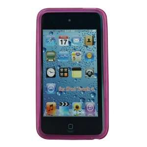   Pink Plastic TPU Case For Apple iPod Touch 4th Generation Electronics