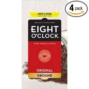 Eight OClock Coffee Original Ground, 12 Ounce Bags (Pack of 4 