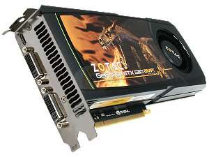    ZOTAC AMP ZT 50102 10P GeForce GTX 580 (Fermi) 1536MB 