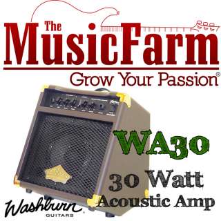 Washburn WA30 30 watt Brown Acoustic Guitar Amp  