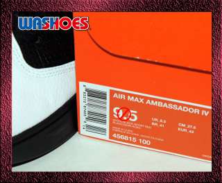   Nike Air Max LeBron Ambassador IV White Sport Red Black US 8~12 max 90