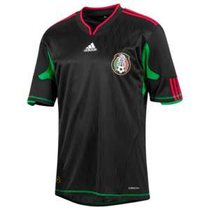 adidas MEXICO WC 2010 AWAY SOCCER JERSEY BLACK  