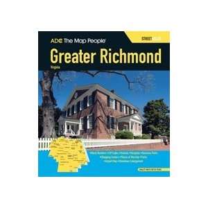 com ADC The Map People 308883 Greater Richmond Virginia Street Atlas 