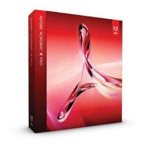  New Adobe Software Acrobat V.X Pro 1 User Optimized 