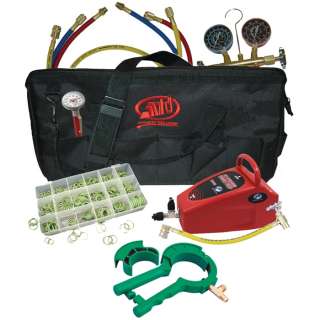 ATD Tools 90 Air Conditioning Combination Tool Kit for R134A A/C 