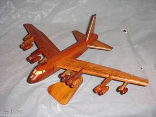 B52 HAND MADE WOODEN MODEL AIRPLANE  