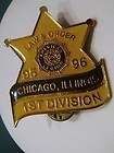 ballou star pin law order chicago illinois 1st division american