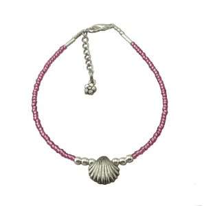  Pink Sea Shell Anklets Jewelry