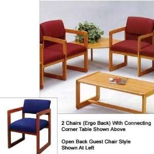 Classic Series 2 Chairs with Connecting Corner Table (open 