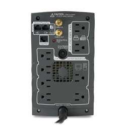   surge protected power outlets total, with six offering battery backup