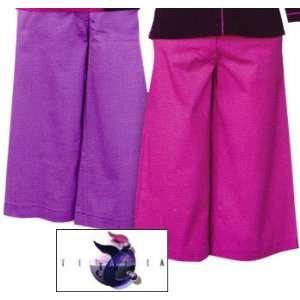  Titania Golf 3/4 Length Ladies Golf Pants (ColorRed,Size 