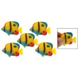  Como Ornament Plastic Fish for Aquarium Tank 5 pcs Arts 