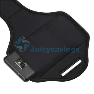 Black Sports Arm Band Case Cover For Samsung Galaxy S 2 II i9100 