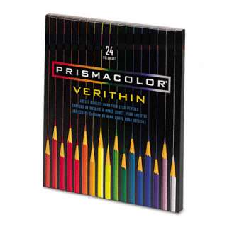 24 Prismacolor Verithin Colored Art Pencils Asstd Color 070735024275 