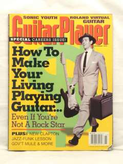 GUITAR PLAYER MAGAZINE HOW TO MAKE A LIVING PLAYING 95  
