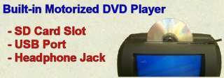   Headrest 7 Digital Touch Screen Car DVD Player Autotain HR7M Black