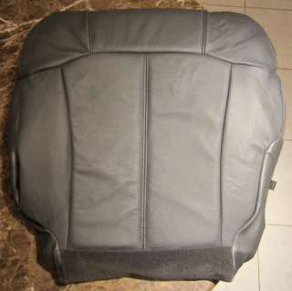   1500 2500 3500 Driver Side Bottom Leather Seat Cover Dark Gray  